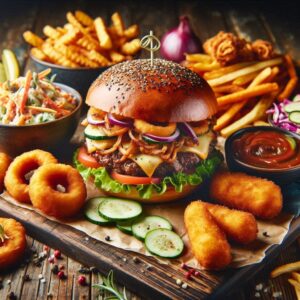 7 Acompanhamentos Irresistíveis para Burgers Descubra os Favoritos e Delicie-se