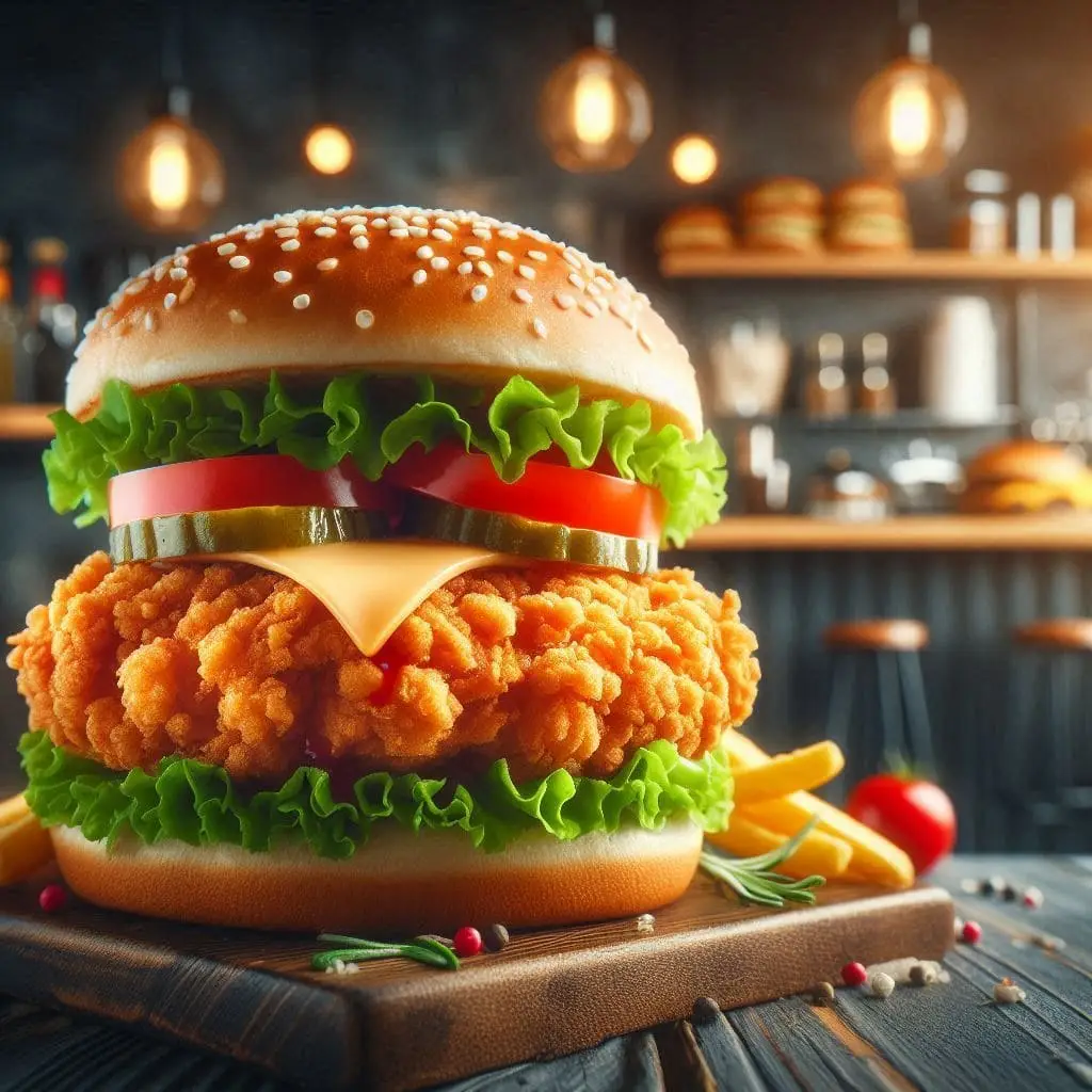 A Ascensão dos Hambúrgueres de Frango Frito Uma Nova Tendência nas Hamburguerias