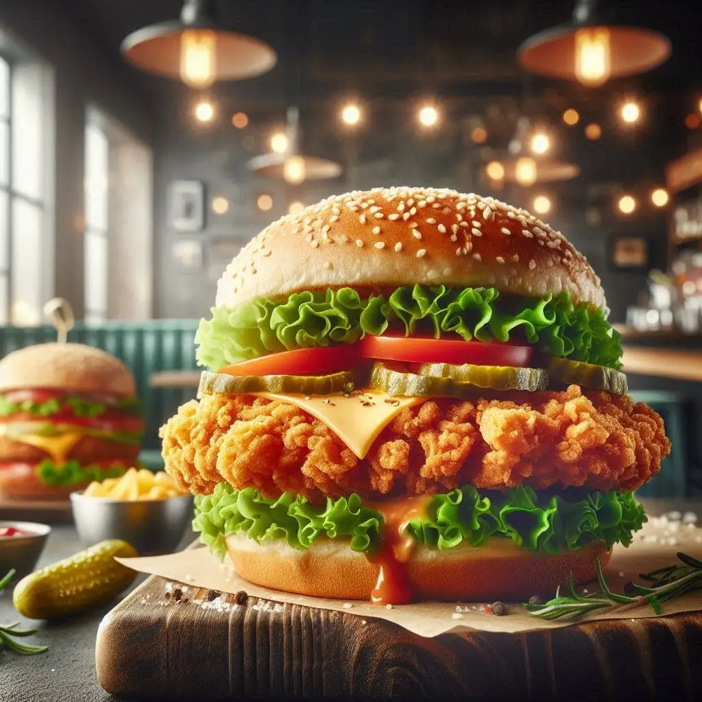 A Ascensão dos Hambúrgueres de Frango Frito Uma Nova Tendência nas Hamburguerias