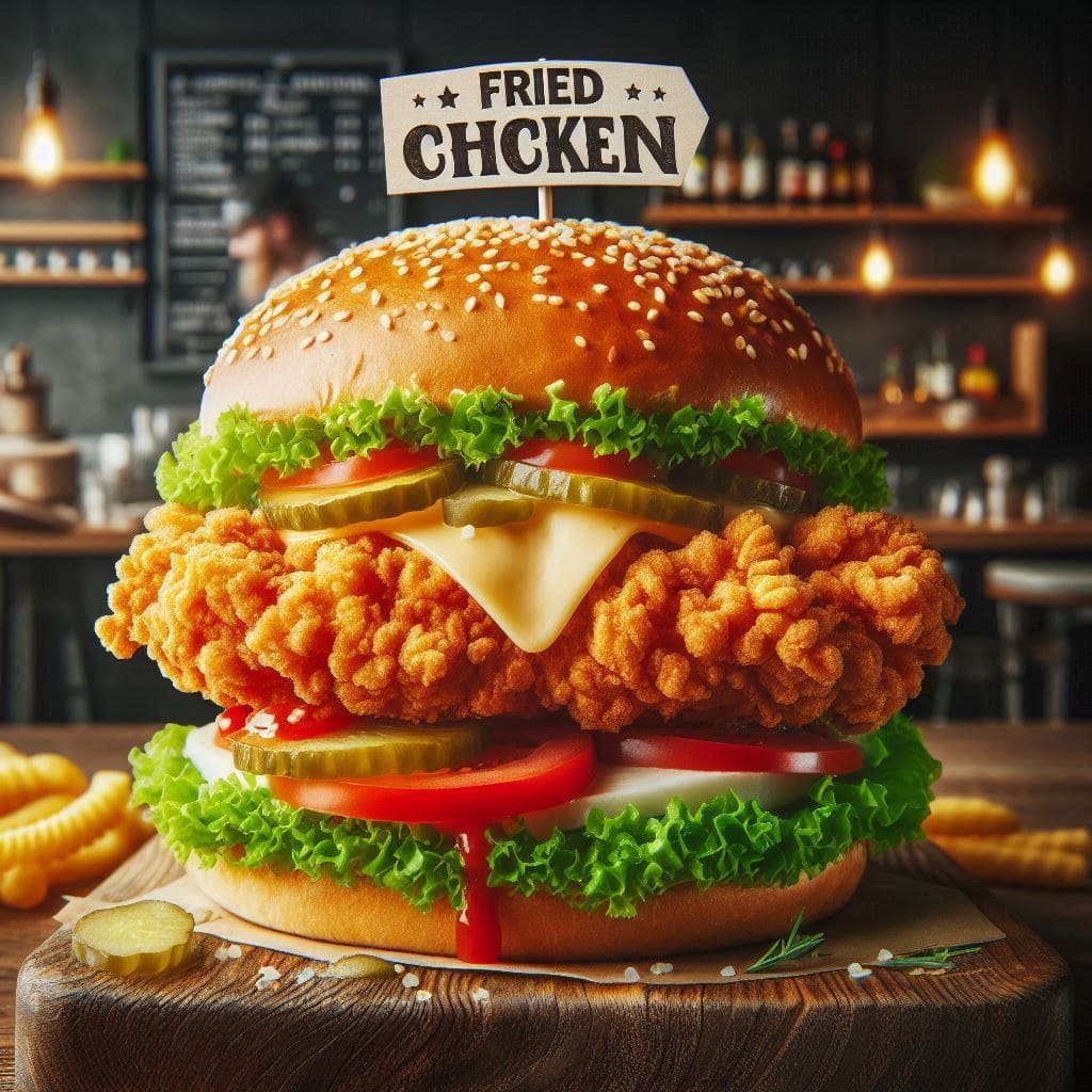 A Ascensão dos Hambúrgueres de Frango Frito Uma Nova Tendência nas Hamburguerias